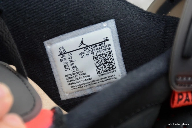 air infrared 6 ck1229- psg WellDesigned iron grey jordan 1201 1217